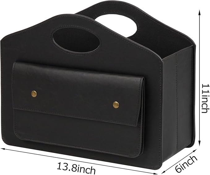 HofferRuffer Magazine Basket Holder, Foldable Magazine Rack, Document File - Image 7