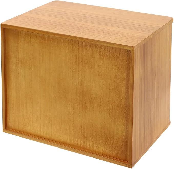 Lockable Desk Organizer Wooden Desktop Drawers Office Flat Files Storage Box - Image 7