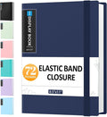 Sooez 72 Pocket Binder with Plastic Sleeves & Elastic Band, Large Capacity by Sooez