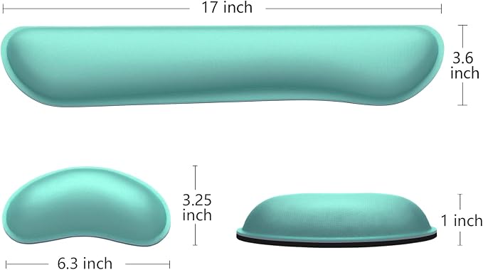 Dapesuom Enlarge Keyboard Wrist Rest, Memory Foam Wrist Cushion - Image 5