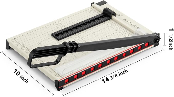 Ecraft 12" Guillotine Paper Cutter：Paper Trimmer Accurate Cutting - Image 2