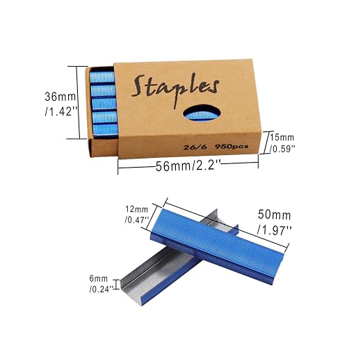 NatSumeBasics 6000 Blue Staples Colored Staple - Image 6