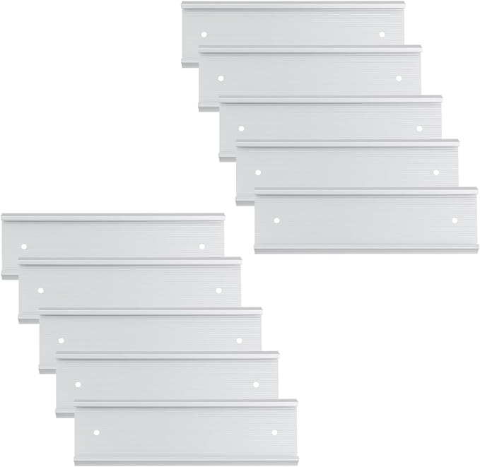 Antrader 10Pcs Name Plate Holder, Wall Mount Office Door Name Plate Holder by Antrader