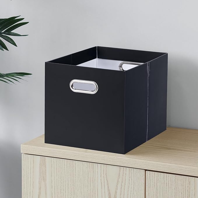 Oterri File Organizer Box, Portable Collapsible Cardboard File Folder Organizer - Image 6