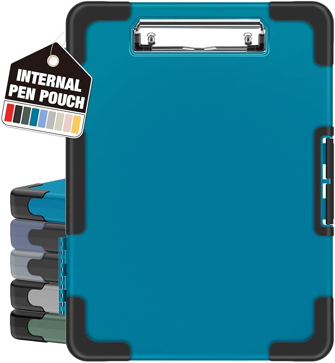 Sooez Toughest Clipboard with Storage, Internal Pen Pouch Included, Letter/ A4 by Sooez