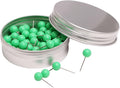 Tupalizy 100PCS 1/4 Inch Small Round Head Map Tacks Pins by Tupalizy