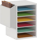 Unionly, 6 Tier Adjustable Countertop Mail Sorter, Mailboxes by Unionly