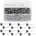 Push Pins Map Tacks 1/8-Inch Retro Metallic Color Beads Head Marking Push Pins by Yalis