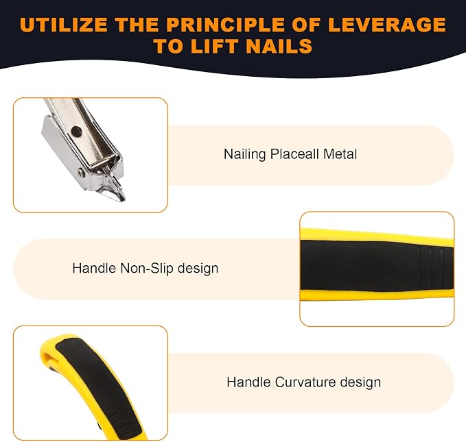 1PCS Staple Remover, Staple Puller Tool, Upholstery and Construction Heavy Duty - Image 3