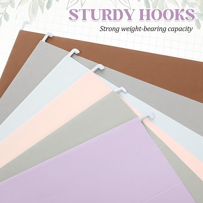 12 Pack Decorative Hanging File Folders, Letter Size - Image 4