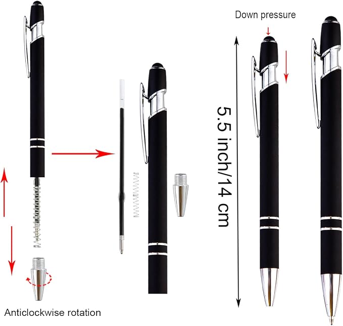 PASISIBICK 8 Pieces Ballpoint Pens - Image 3