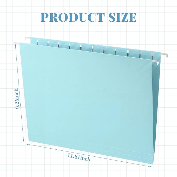 12 Pack Decorative Hanging File Folders, Letter Size - Image 3