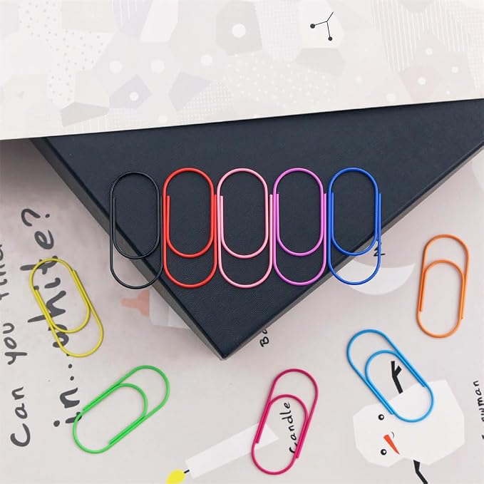 OWLFAVO 100pcs 2 inch Jumbo Paper Clips - Image 4
