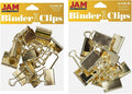 JAM PAPER Colorful Binder Clips Assortment by JAMPaper