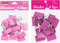 JAM PAPER Colorful Binder Clips Assortment by JAMPaper