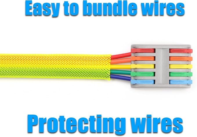 25ft PET Expandable Braided Cable Sleeve 1/3inch Pet Braided Cable Sleeve - Image 6