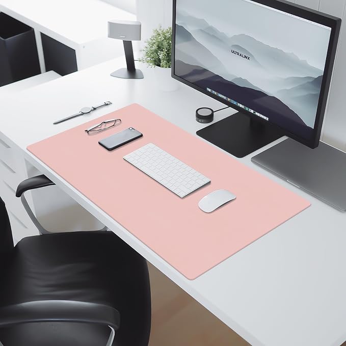 Leather Desk Pad Mat, Computer Mat Non-Slip, PU Large Mouse Pads - Image 5