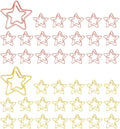 OWLFAVO Star Shape 40pcs Paper Clips by OWLFAVO