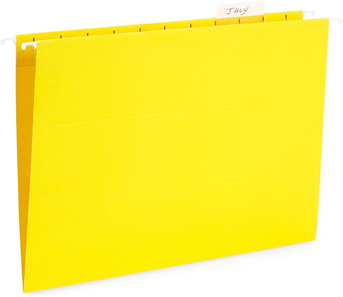 Hanging File Folders, Letter Size, Reinforced, 25 Pack | 25 Reinforced Hanging - Image 8
