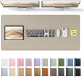 YSAGi Leather Desk Protector, Office Mat, Large Mouse Mat, Non-Slip PU Leather by YSAGi