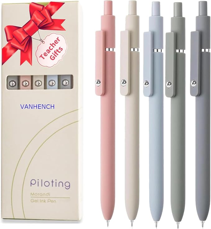 Vanhench 5Pcs Gel Pens, Aesthetic Pens by Vanhench