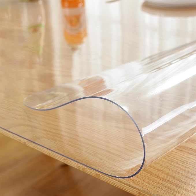 LovePads Clear Table Cover Protector, 40 x 60 Inch 2mm Thick Plastic Table Cover - Image 8