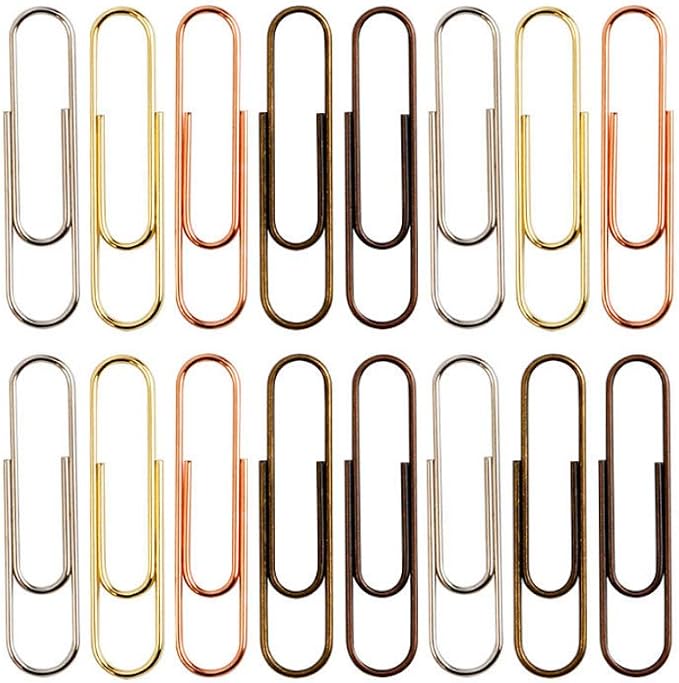 50 Pieces 50 mm Metal Paper Clips - Image 3