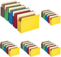 Smead File Pocket, Straight-Cut Tab, 5-1/4" Expansion, Letter Size, 5 per Pack by SMEAD