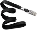 Specialist ID Black Flat Braid Woven Non-Breakaway Lanyard by SpecialistID