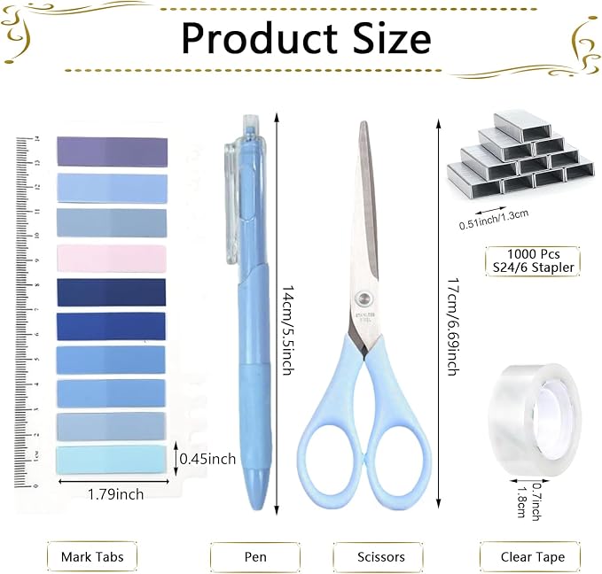 Office Supplies, Stapler and Tape Dispenser Set - Image 6