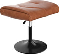 VECELO Foot Rest Under Desk Ottoman, PU Height Adjustable Footrest by VECELO