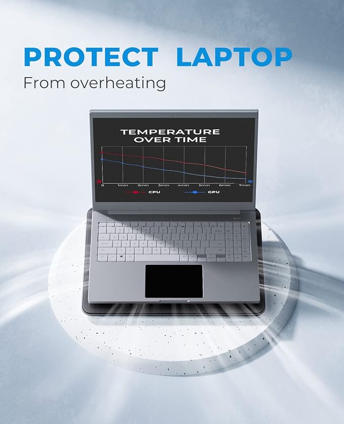 havit HV-F2056 15.6"-17" Laptop Cooler Cooling Pad - Image 2