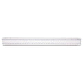 Westcott 15571 Clear Data Processing Magnifying Ruler, 12 Inch by Westcott