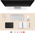 CADONO Leather Desk Pad Protector, Non-Slip PU Leather Large Mouse Pad by CADONO