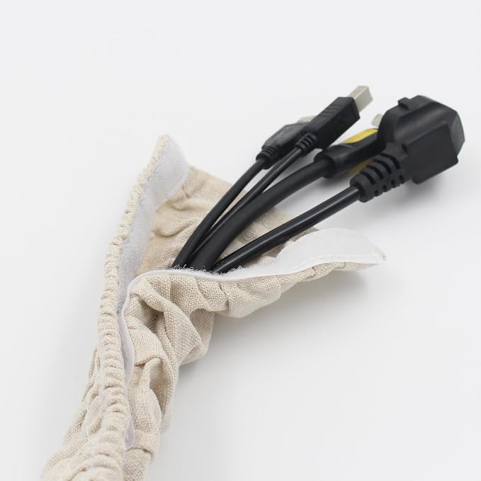Fabric Cord Cover, Chandelier Lighting Wire Cord Cover - Image 5