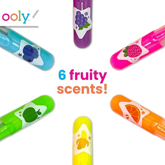Ooly Yummy Yummy Scented Gel Pens Neon Set of 6 - Image 5