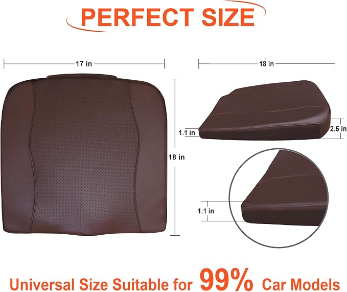 Lofty Aim Car Seat Cushion, Comfort Memory Foam Car Cushions - Image 7