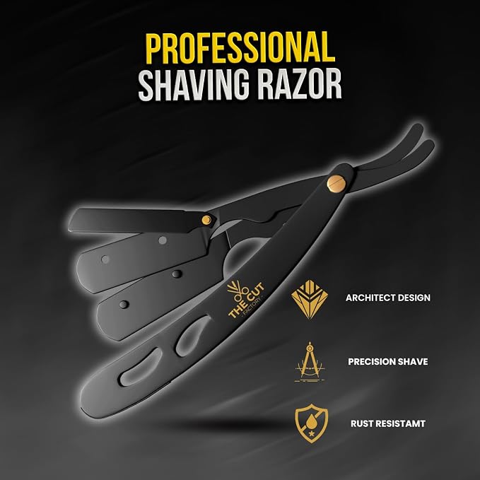 Professional Hair Scissors & Straight Razor Kit – Premium Barber Shears Set - Image 4