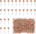 200 Pieces Map Push Pins, Small Round Head Marking Pins, Round Head Push Pin by Unknown