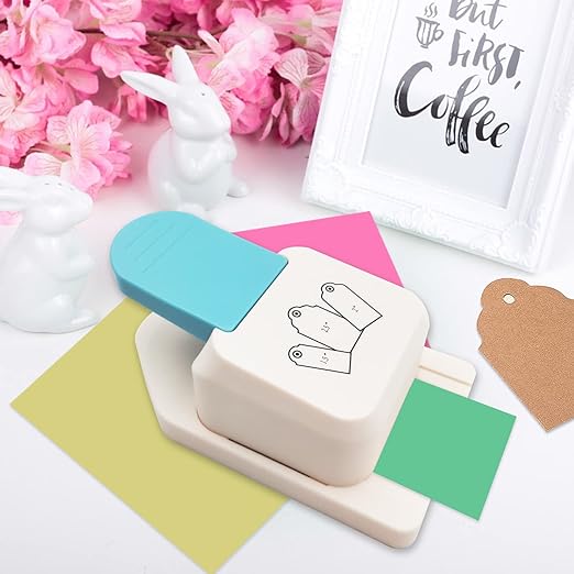 3 in 1 Craft Tag Punch, 1.5/2/2.5 Inch Gift Tag Paper Punches - Image 4