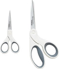 Westcott 5-Inch Micro-Tip & 8-Inch Bent Craft Fabric Scissors by Westcott