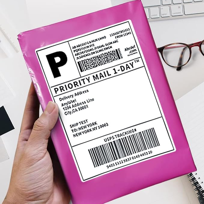 POLYSELLS 200 pcs 10x13 Inches Pink Poly Mailers Shipping Envelopes, Strong - Image 5