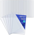 Rainmae 25 Pack 8.5" x 11" Rigid Print Protectors, Paper Sleeves Photo Plastic by Rainmae