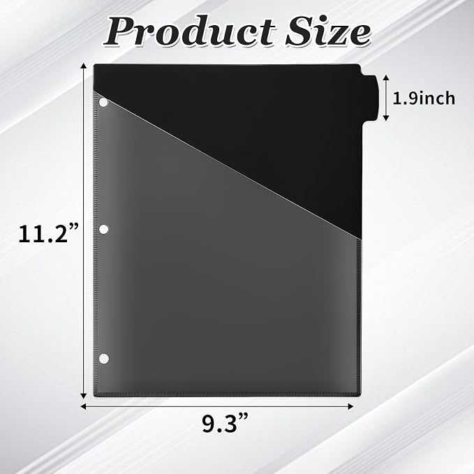 Epakh 6 Pcs Binder Dividers for 3 Rings Binders Index Dividers - Image 2
