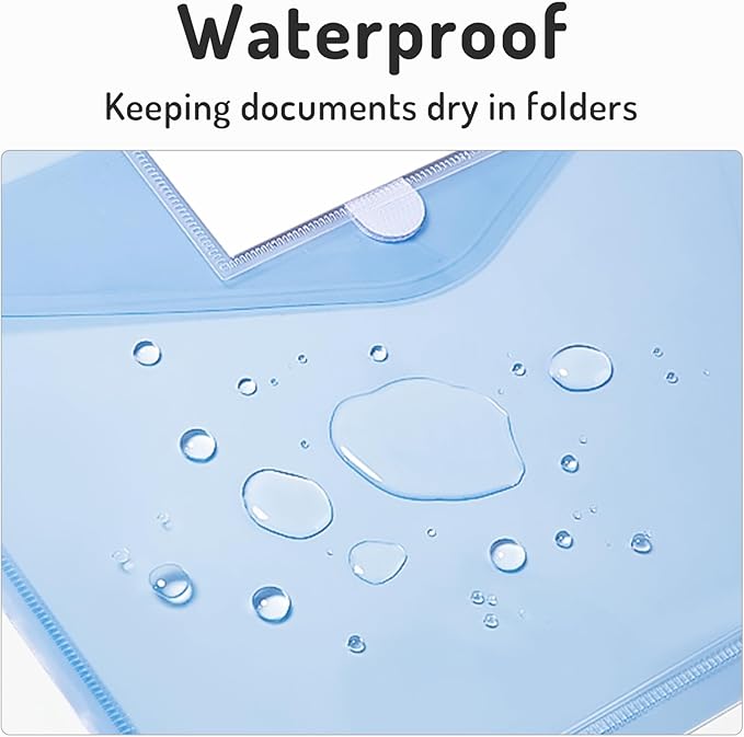Forvencer Binder Pocket, 36 Pack Super Heavyweight Plastic Folders - Image 7