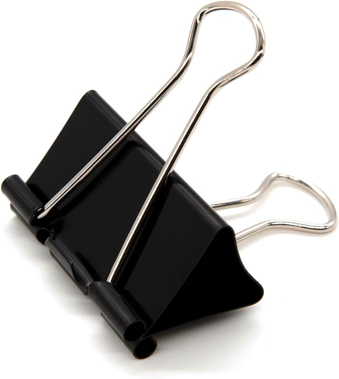 DSTELIN Large Binder Clips 1.6-Inch, Big Paper Clamps Clips by DSTELIN