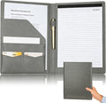 Padfolio Portfolio Binder, Faux Leather Folder, Resume Interview Legal Document by JUSTASHOW