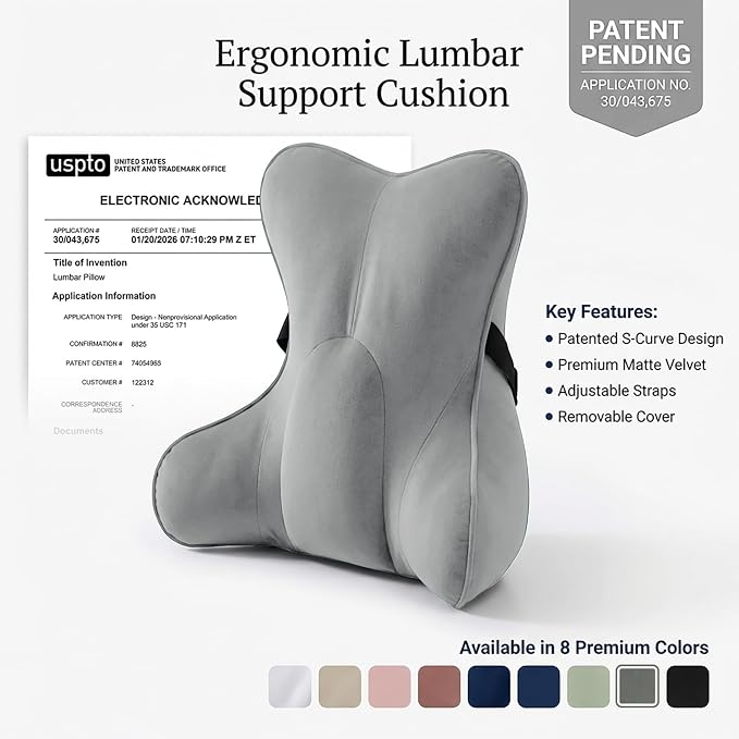 Lumbar Back Pillow, Supportive Back Cushion - Image 9