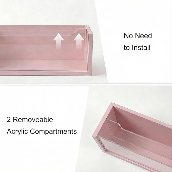 Mail Organizer with Clear Acrylic Dividers - Image 4