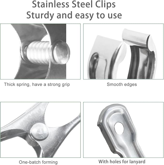 20 Pcs 2inches Gardening Clips for Netting, Have a Strong Grip of Metal Clips - Image 4